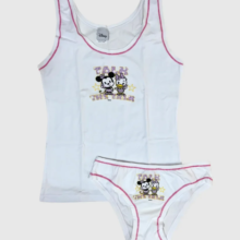 Coordinato Ragazza Canotta Spalla Larga + Slip Disney