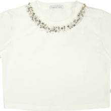 Maglia Bambina Ragazza Bianca