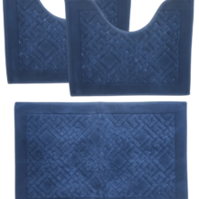 Tappeto Bagno Set 3 Pezzi Baron Linea Oro